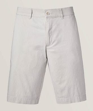 Brax Bozen Stretch-Cotton Neat Pattern Bermuda Shorts