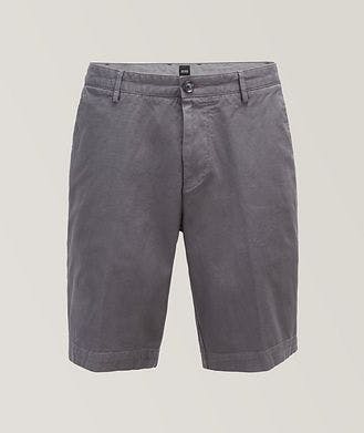 BOSS Slice Stretch-Cotton Chino Shorts