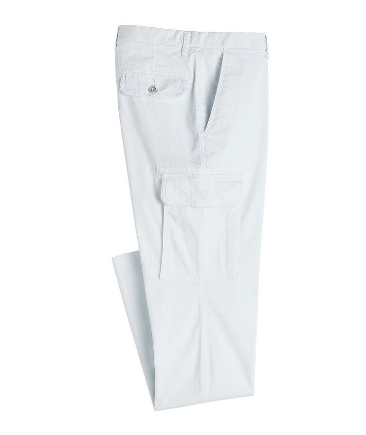 Slim Fit Stretchy-Cotton Cargo Pants image 0