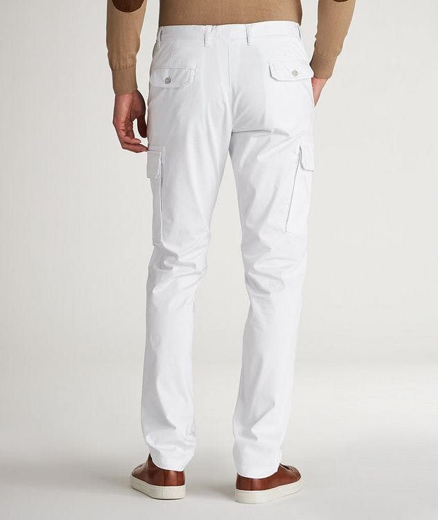 Slim Fit Stretchy-Cotton Cargo Pants picture 3
