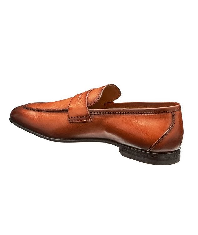 Burnished Leather Loafers picture 2