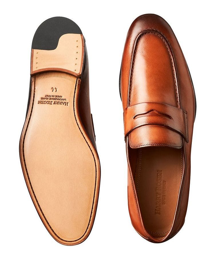 Burnished Leather Loafers image 2