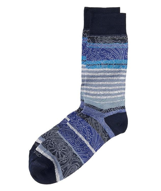 Striped Paisley Socks picture 1