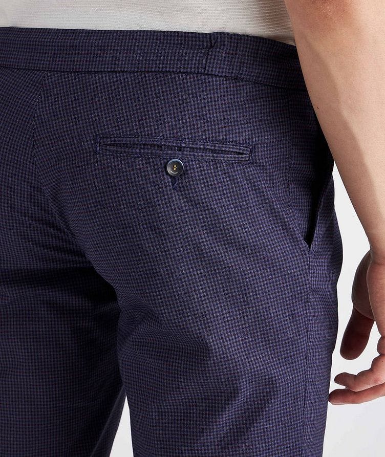 Turner Micro-Check Stretch-Cotton Drawstring Pants image 3