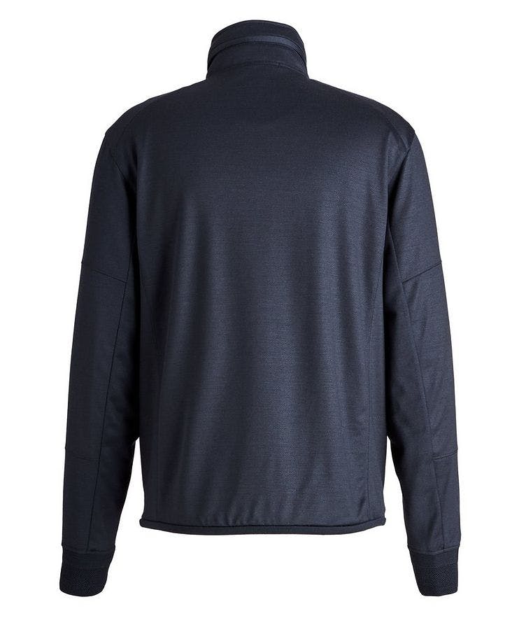 High Performance Hooded Stretch-Wool Sweatshirt image 1