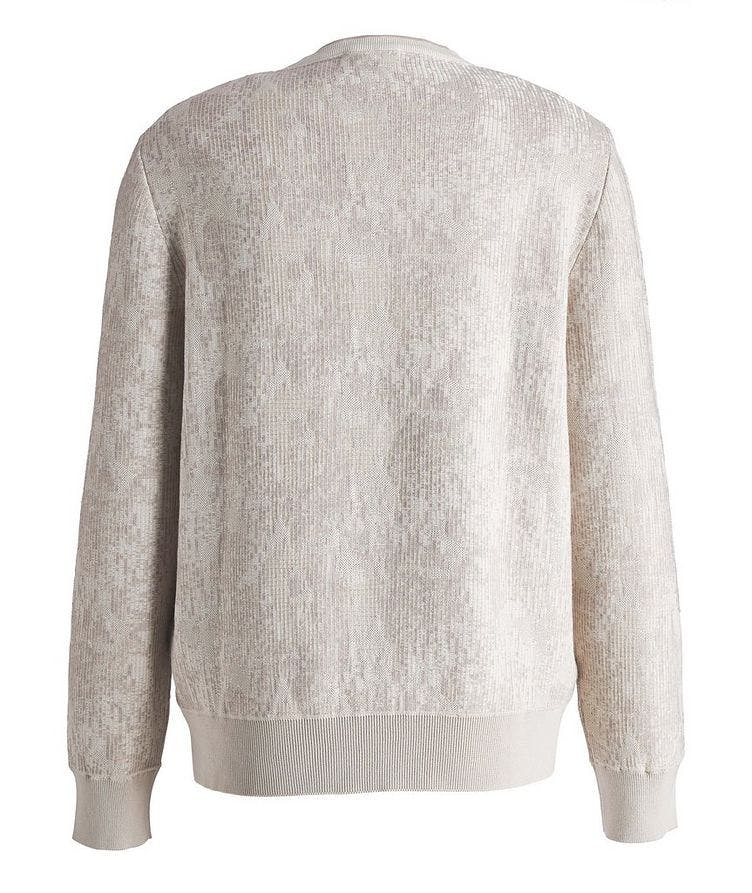 Jacquard Cotton, Cashmere & Silk Sweater image 1