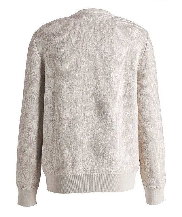 Jacquard Cotton, Cashmere & Silk Sweater picture 2