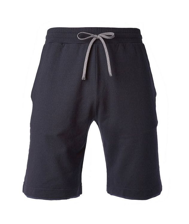 Stretch-Cotton Drawstring Shorts picture 1