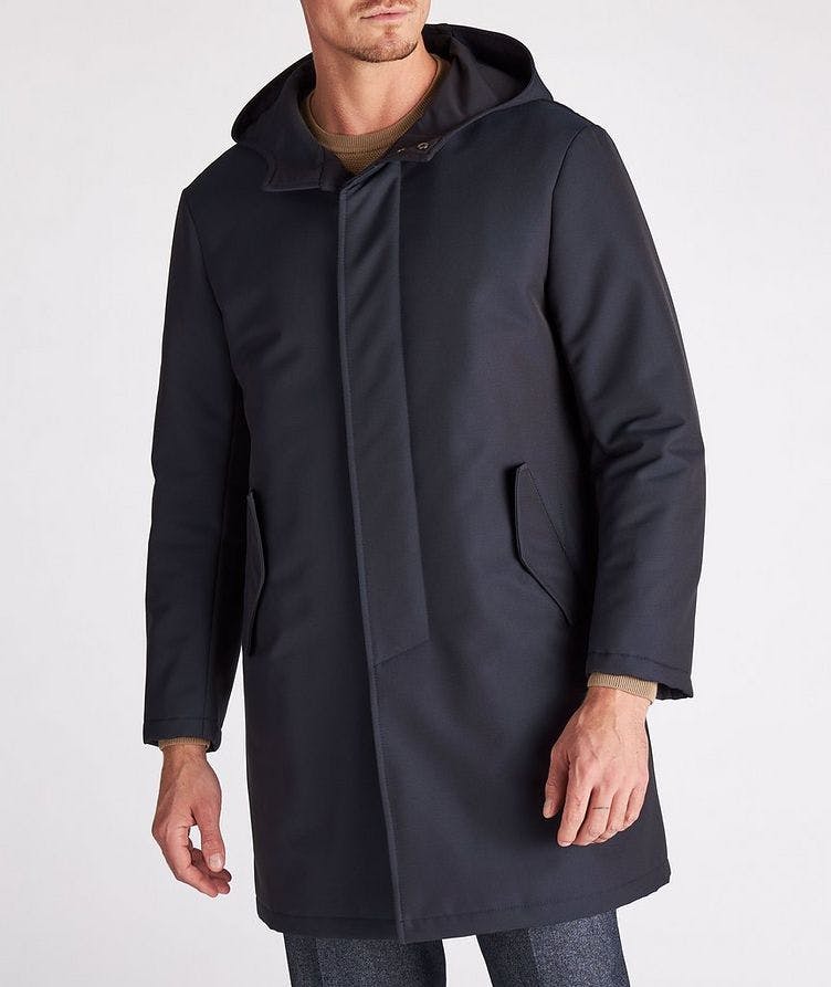 Elliot Clima System Hooded Wool Overcoat image 3