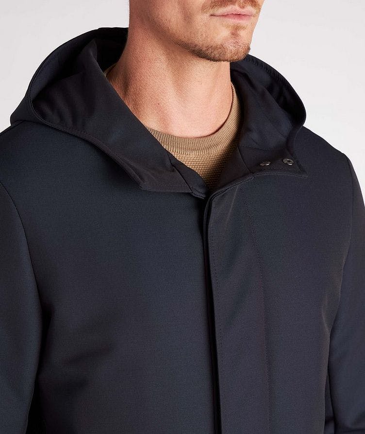 Elliot Clima System Hooded Wool Overcoat image 5