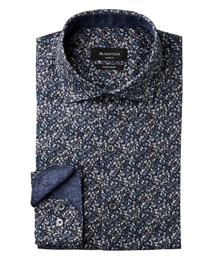 Floral Printed Stretch-Cotton Shirt image 1