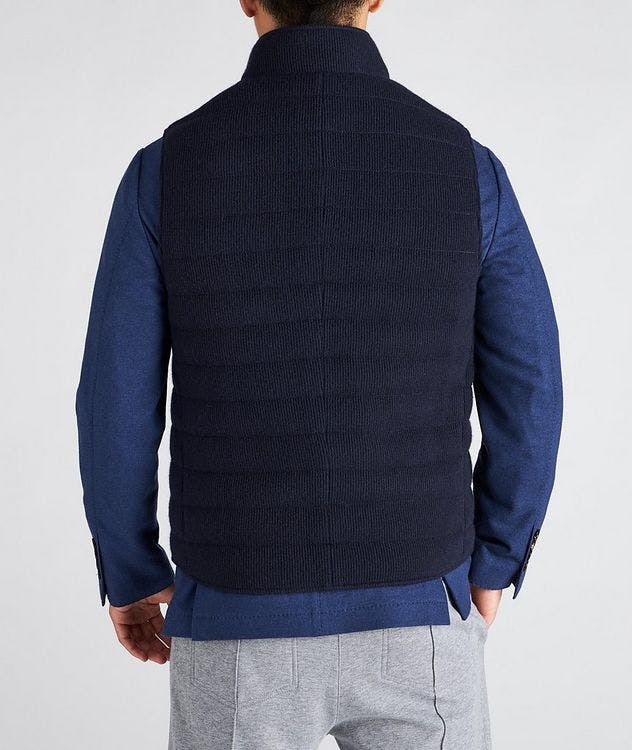 Quilted Cashmere Vest picture 3