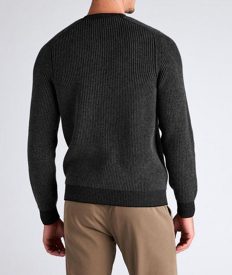 Reversible Ribbed Cashmere Sweater image 4