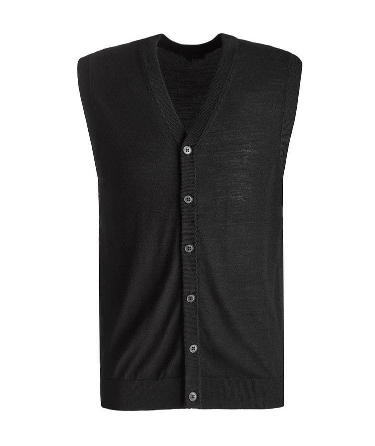 Button-Up Merino Wool Vest image 0