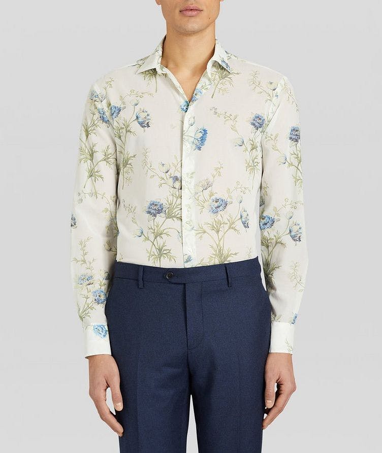 Contemporary-Fit Floral Cotton Shirt image 1