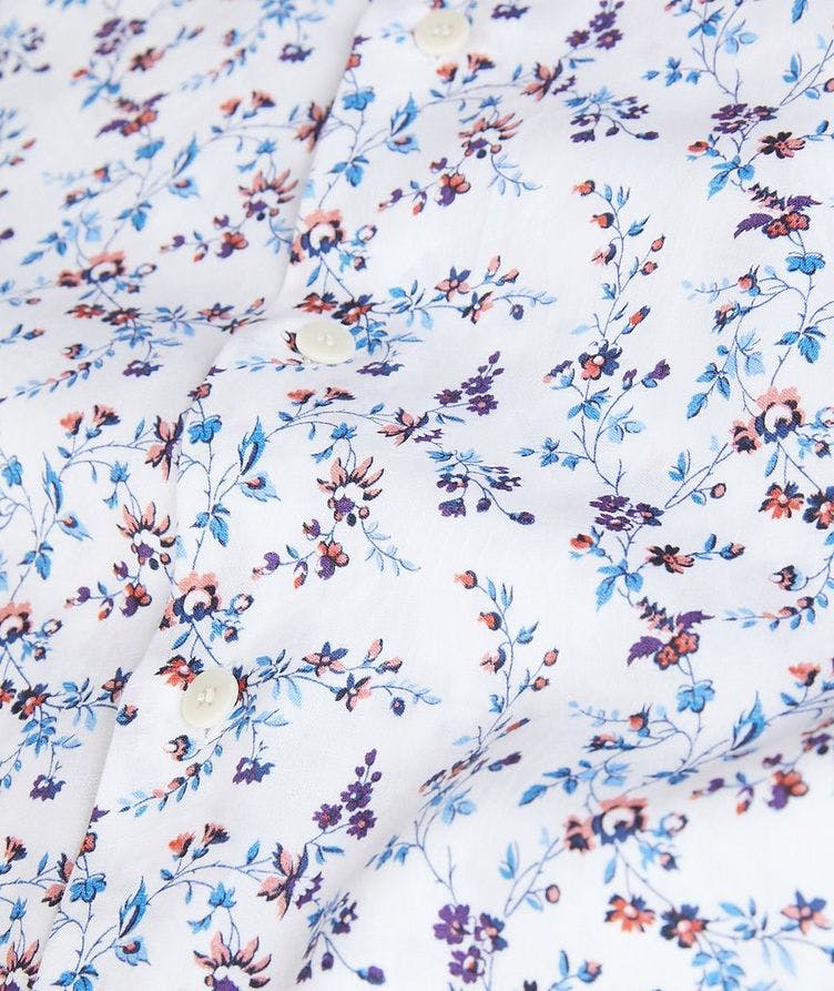 Contemporary Fit Floral Cotton-Blend Shirt image 6