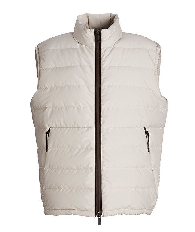 Stratos Water-Repellent Quilted Down Vest picture 1