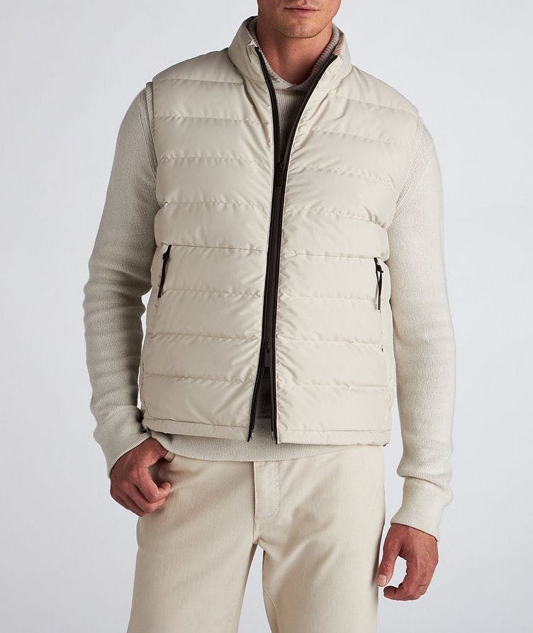 Stratos Water-Repellent Quilted Down Vest image 1