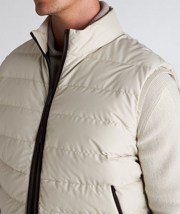 Stratos Water-Repellent Quilted Down Vest picture 4