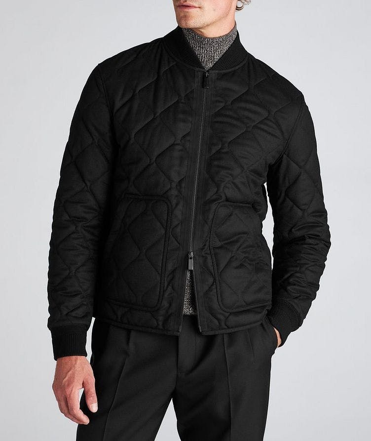 Quilted Flannel Wool Jacket image 1