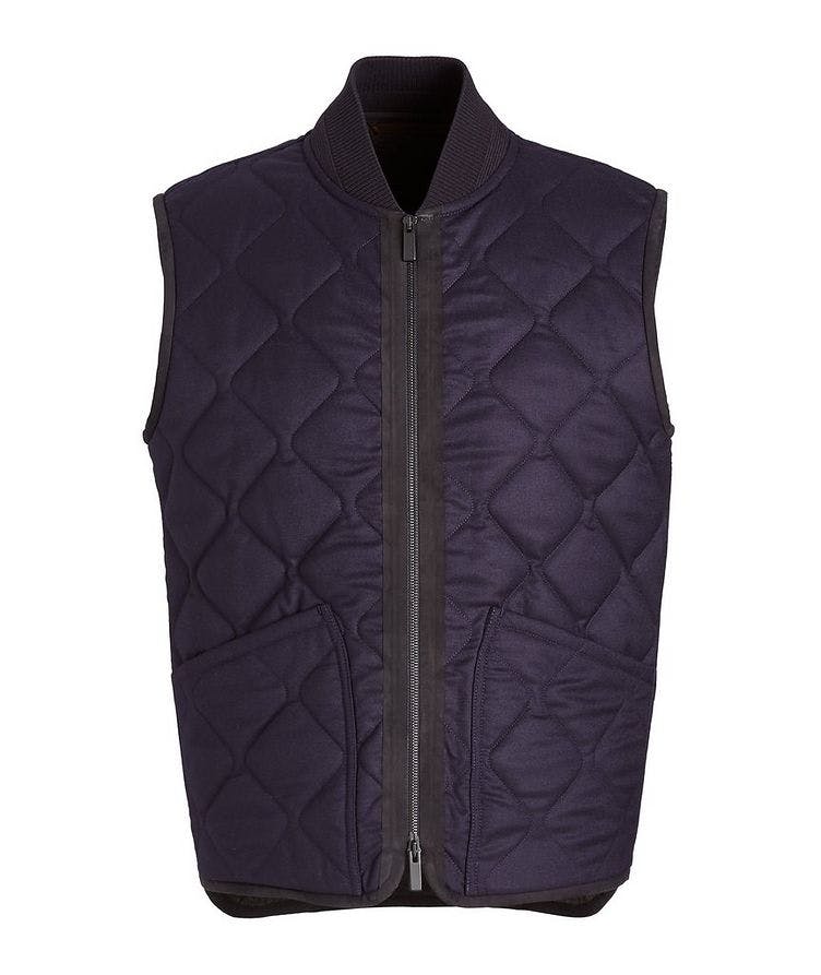 Quilted Flannel Wool Vest image 0