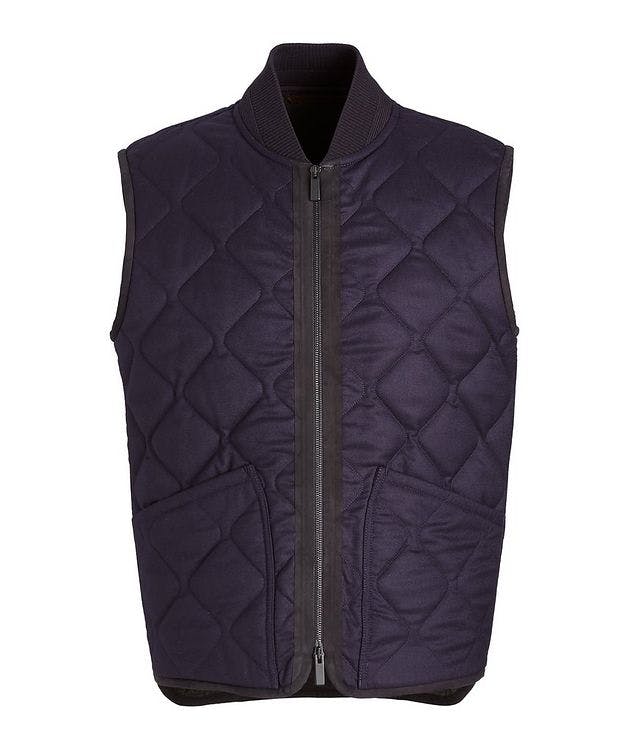 Quilted Flannel Wool Vest picture 1