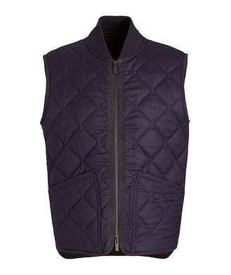 ZEGNA Quilted Flannel Wool Vest