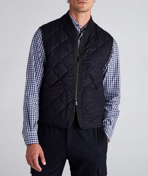 Quilted Flannel Wool Vest picture 2