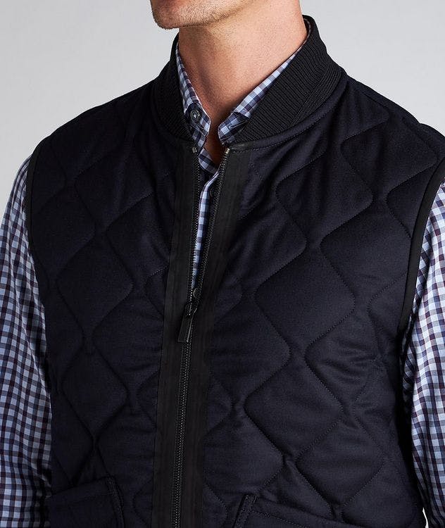 Quilted Flannel Wool Vest picture 4