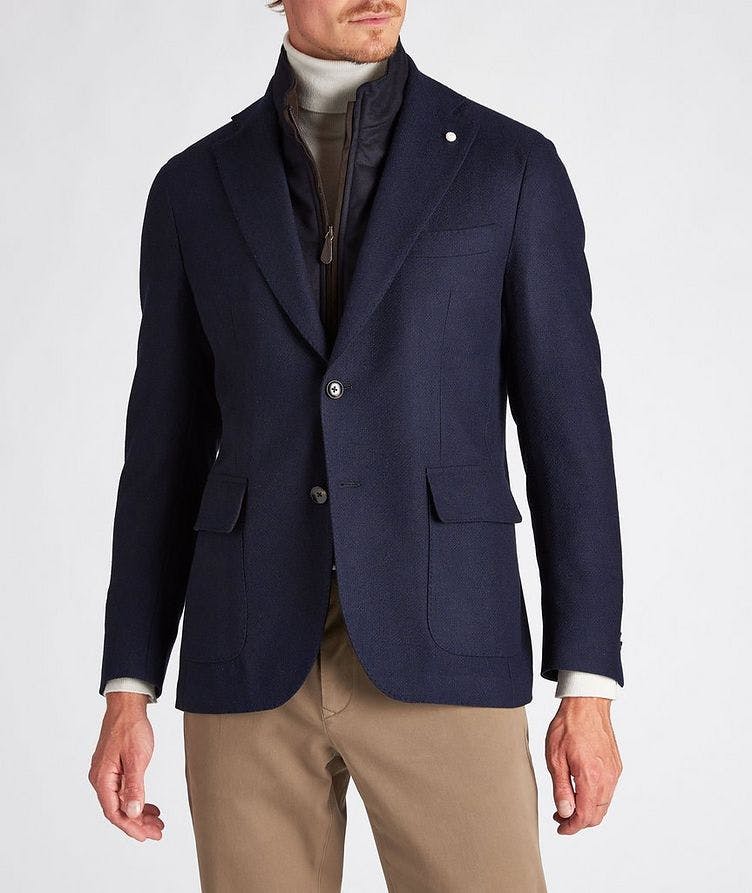 Tweed Wool, Silk & Cashmere Sports Jacket image 4