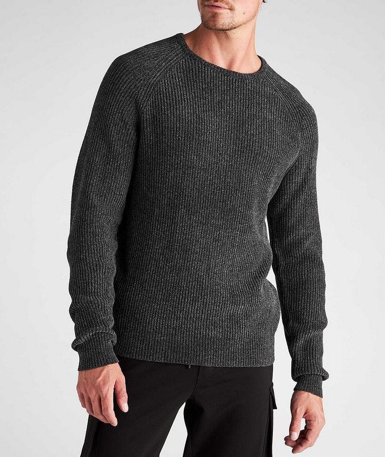 Ribbed Knit Chenille Sweater image 1