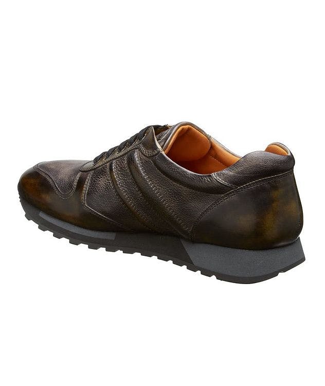 Burnished Leather Sneakers picture 2