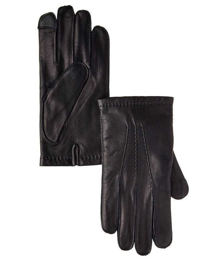 Cashmere-Lined Nappa Leather Gloves image 0