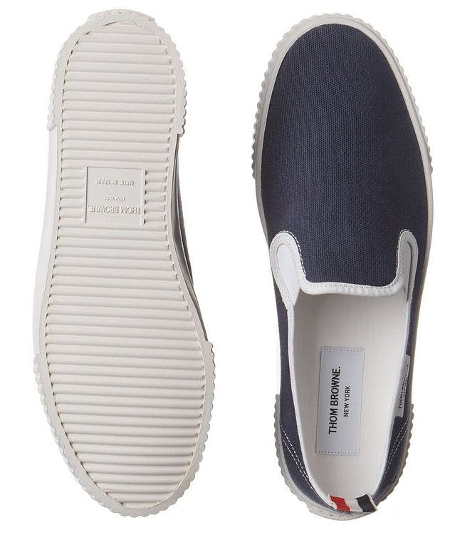 Heritage Canvas Slip-On Sneakers picture 3