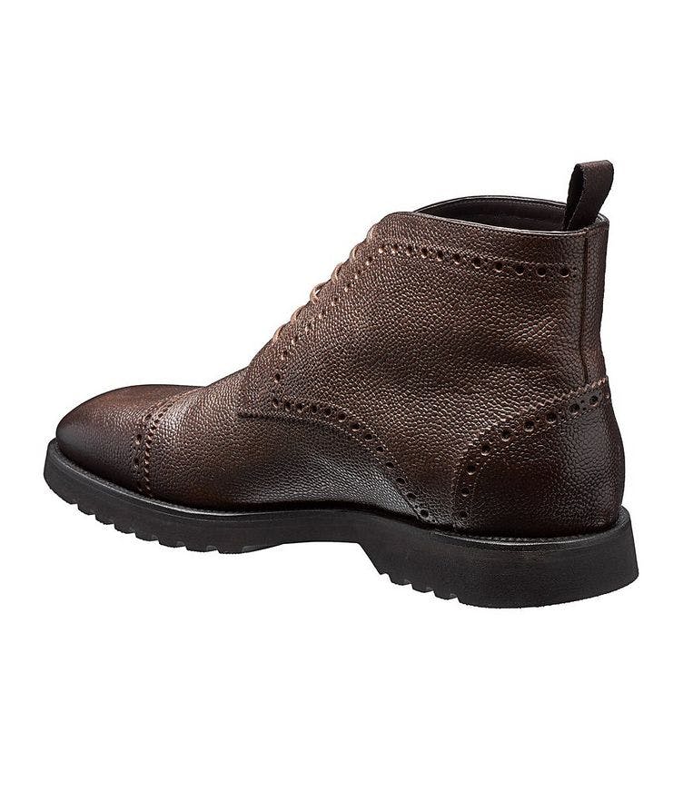 Kensington Semi Brogue Lace-Up Leather Boots image 1