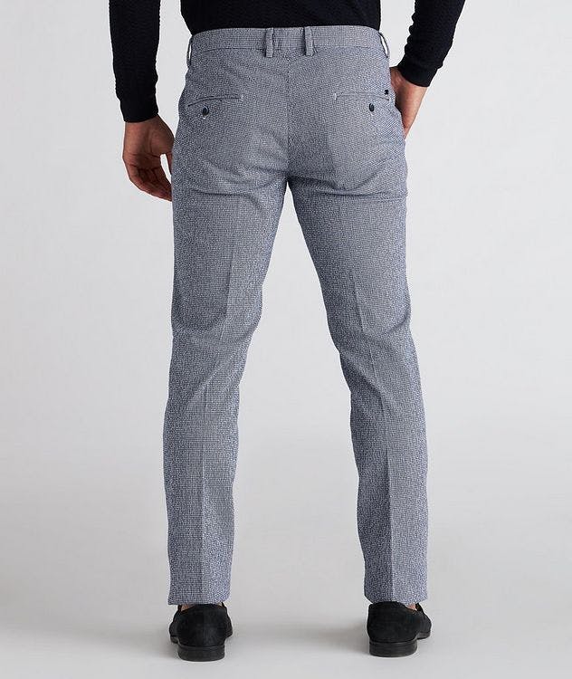 Torino Slim-Fit Stretch-Seersucker Pants picture 2