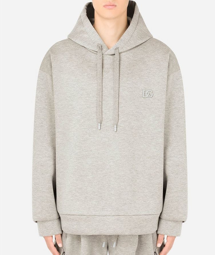 Oversized Cotton Jersey Hoodie image 1