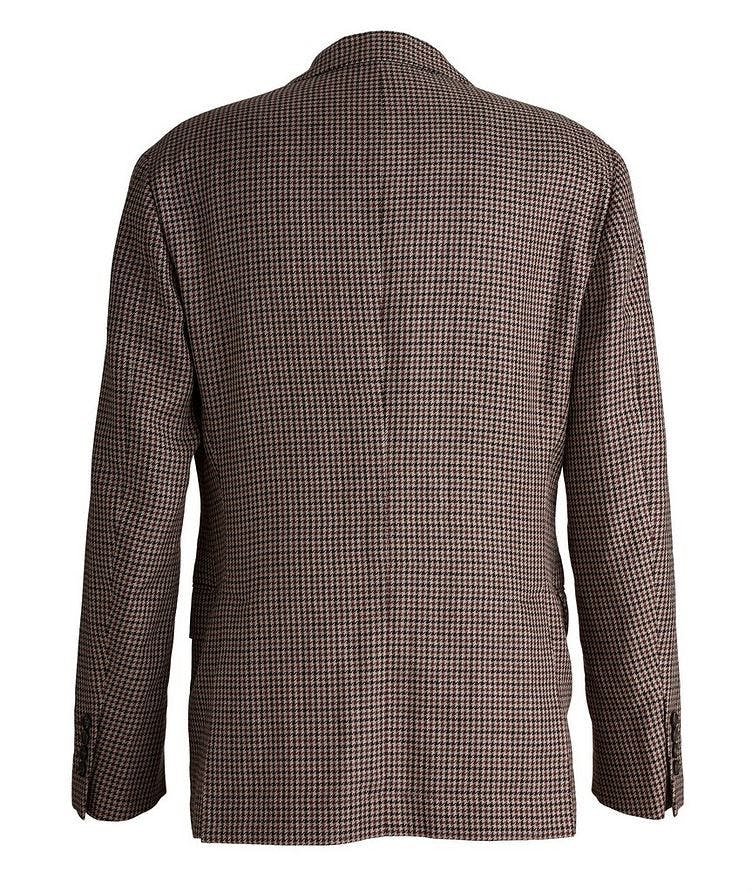 Linen-Wool-Silk Houndstooth Sports Jacket image 1