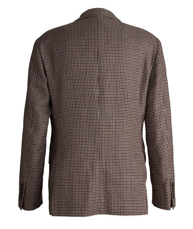 Linen-Wool-Silk Houndstooth Sports Jacket picture 2