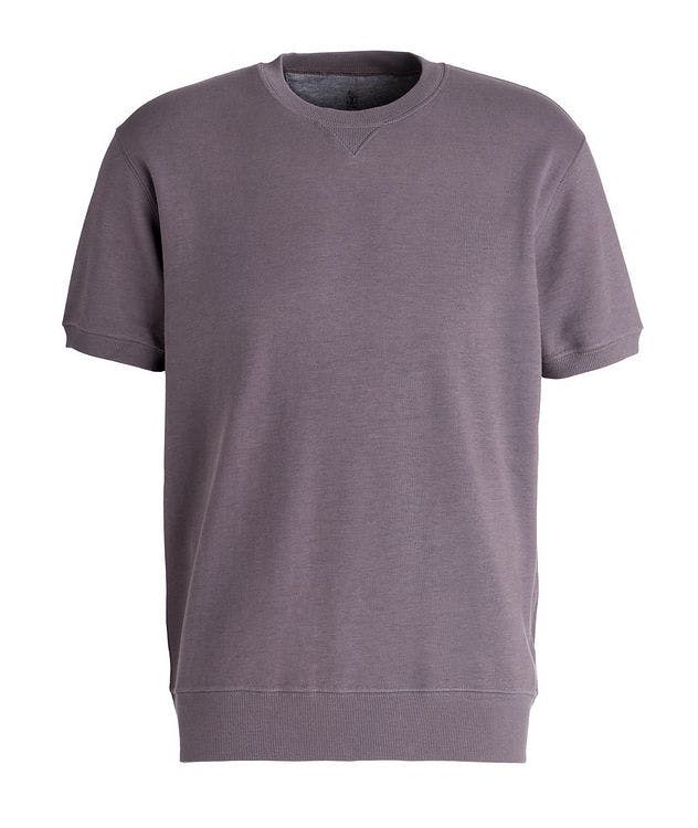 Cotton-Blend Short Sleeve Sweatshirt picture 1