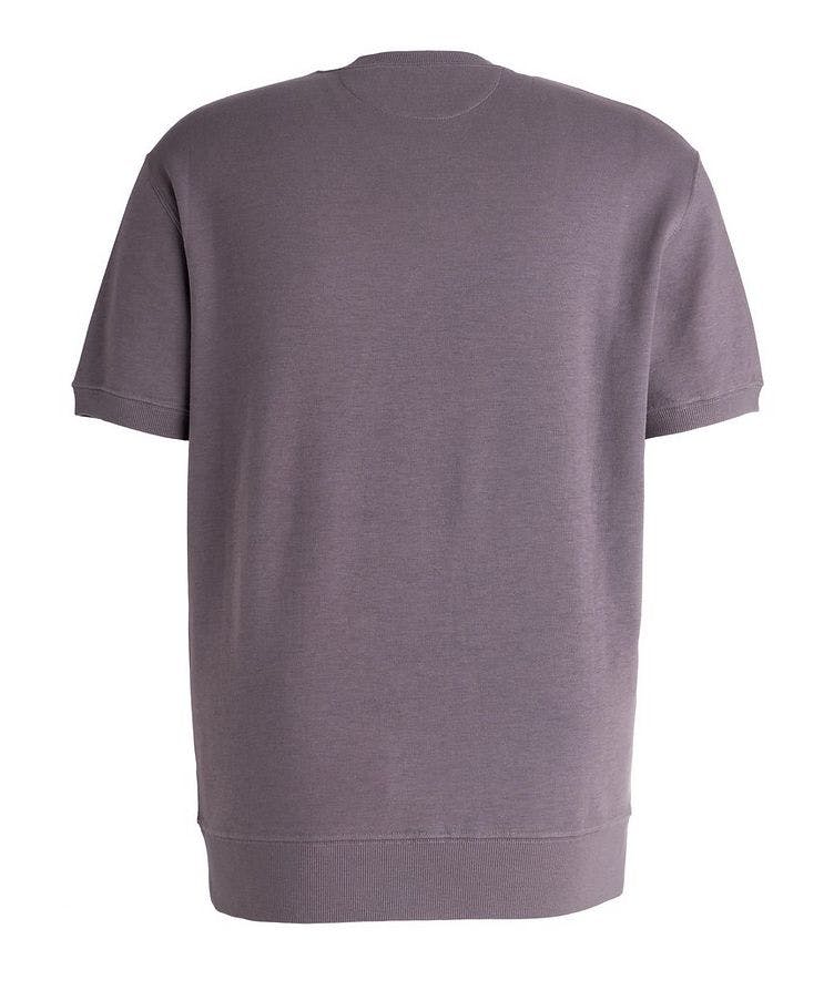 Cotton-Blend Short Sleeve Sweatshirt image 1