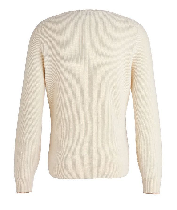 Cashmere Rib-Knit Sweater image 1