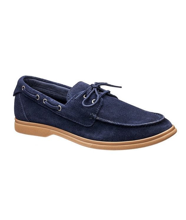 Suede Lace Up Loafers picture 1