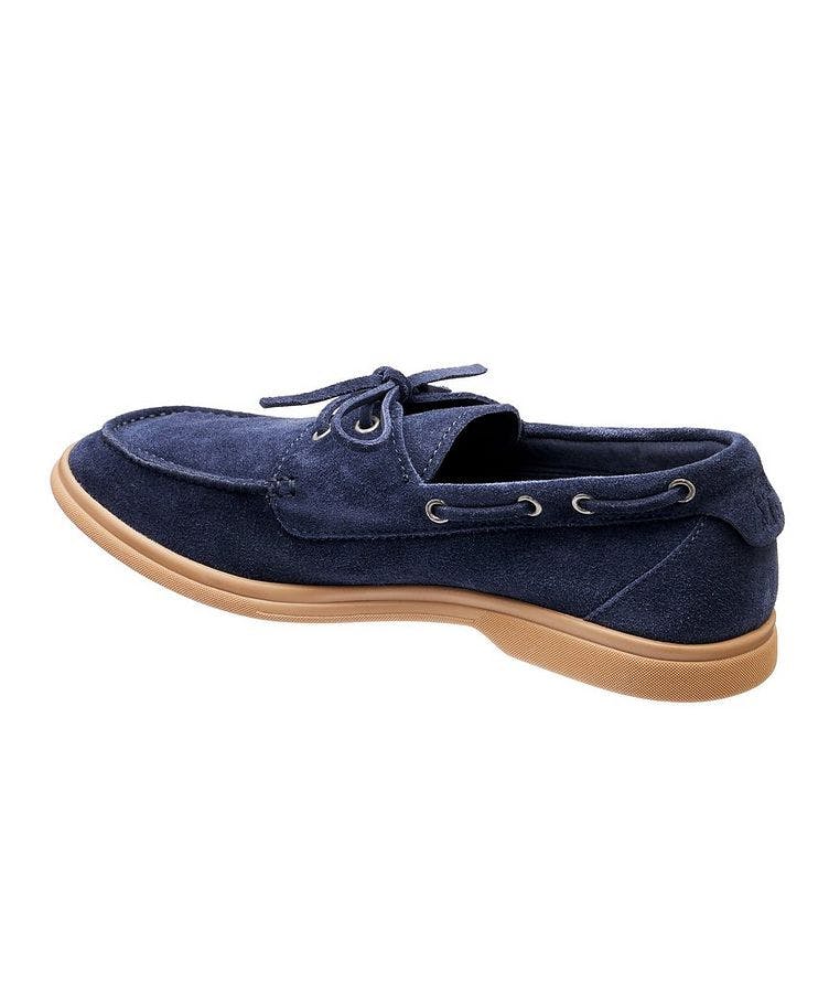 Suede Lace Up Loafers image 1