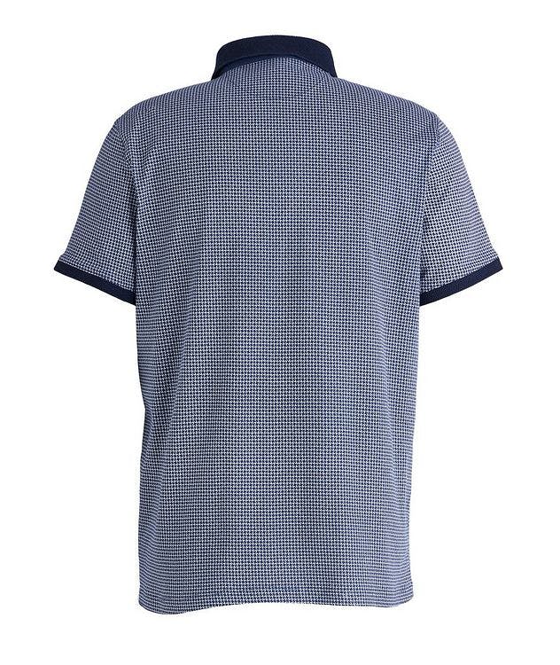 Short-Sleeve Printed Knit Cotton Pique Polo picture 2
