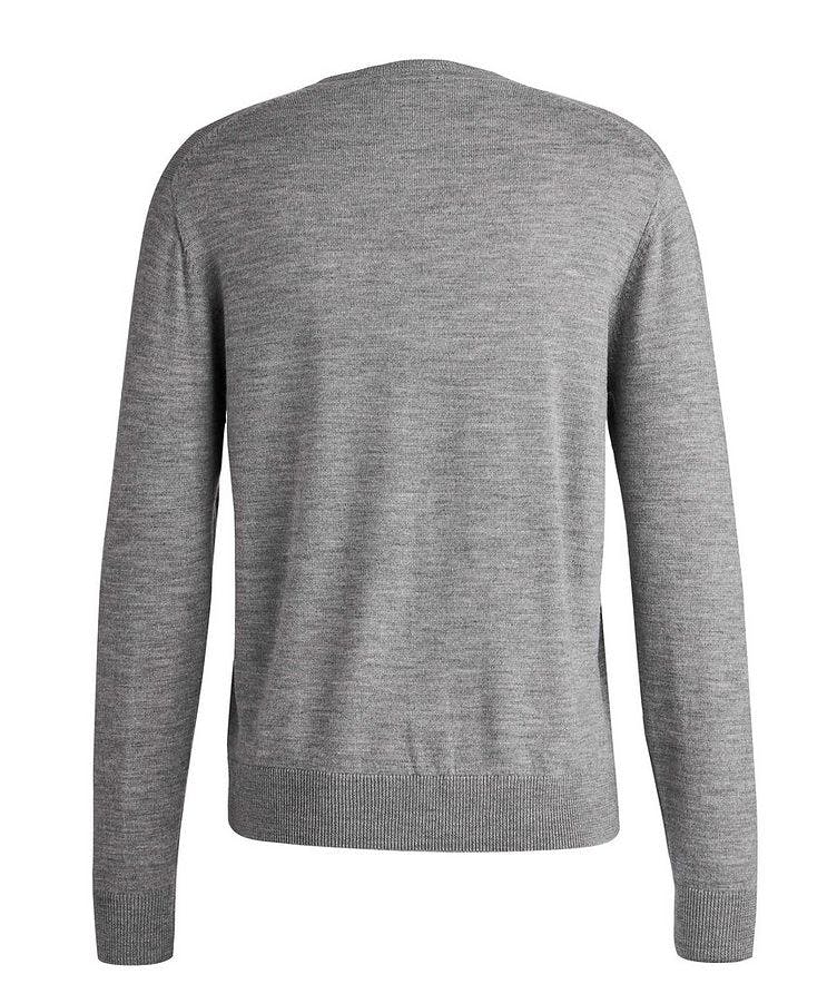 Long-Sleeve Merino Wool V-Neck Sweater image 1