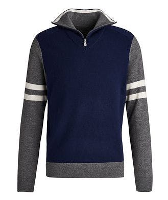 Raffi Stand Collar Wool-Blend Sweater