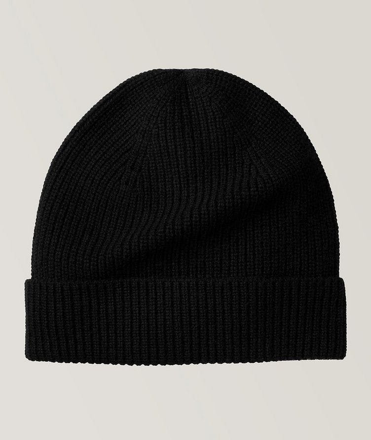 Wool-Cashmere Ribbed Knit Toque image 0