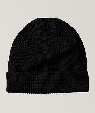 HiSO Wool-Cashmere Ribbed Knit Toque
