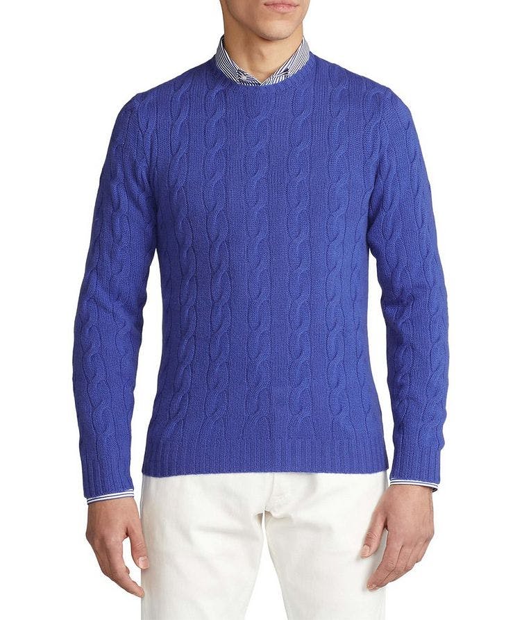 Cable-Knit Cashmere Sweater image 1